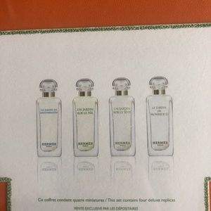 Hermès 4 miniature perfumes new (box unopened)